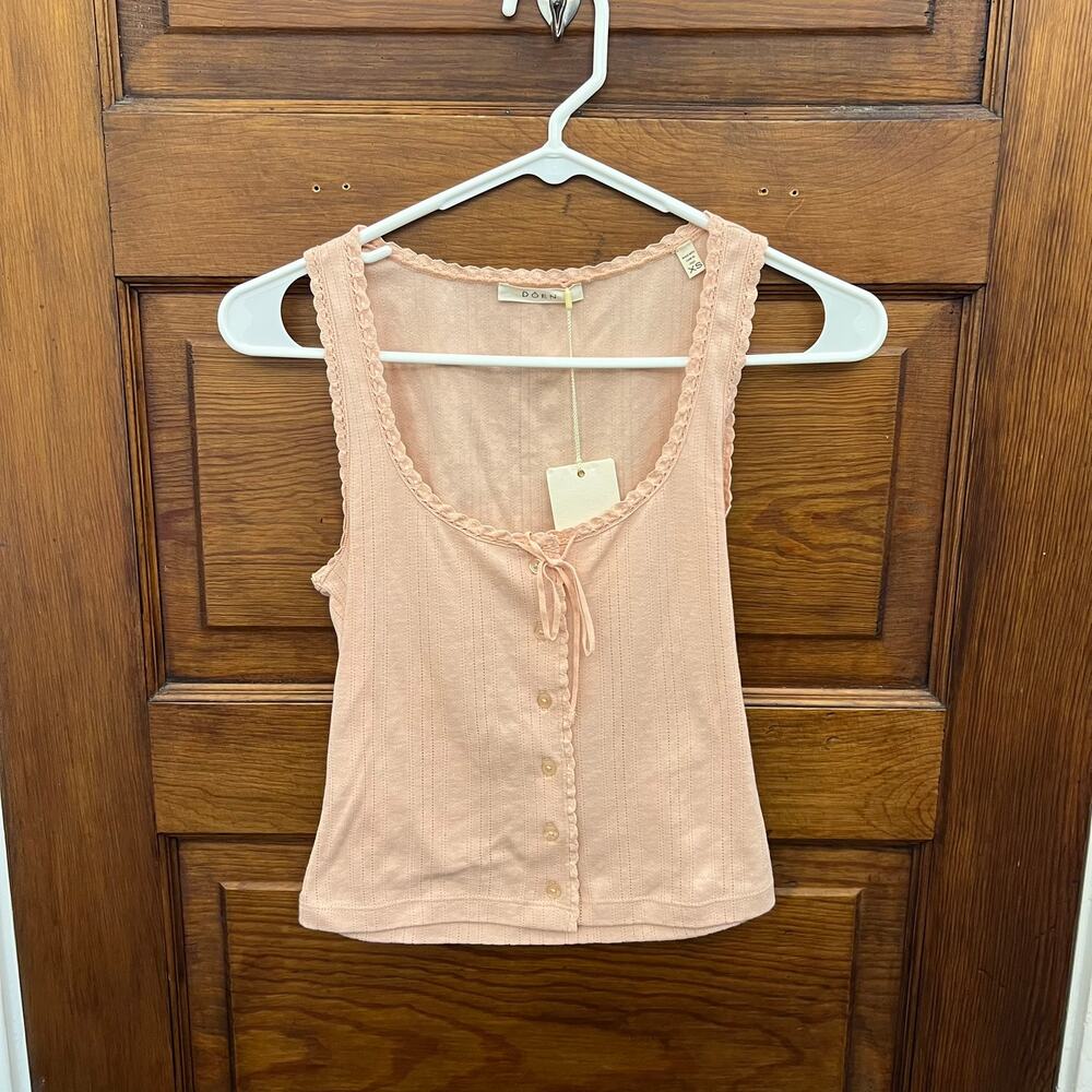 Doen Lois Tank Top in Pink Women's sz XS NWT's NEW